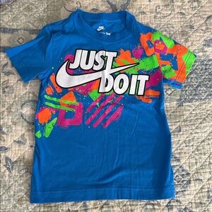 Nike Kids Blue Just Do It Tee